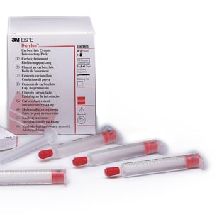 Durelon CD Triple Liquid - Self-cure Carboxylate Luting Cement, 3.4mL Syringe, 12/Pk. Contains: 1