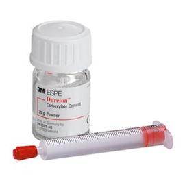 Durelon CD Triple Pack Kit - Carboxylate Luting Cement Regular Set, 3 - 20 gram bottles of powder