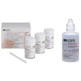 Durelon Triple Size Kit - Carboxylate Luting Cement, Hand Mixing. 60 Gm Powder and 40 ml Liquid