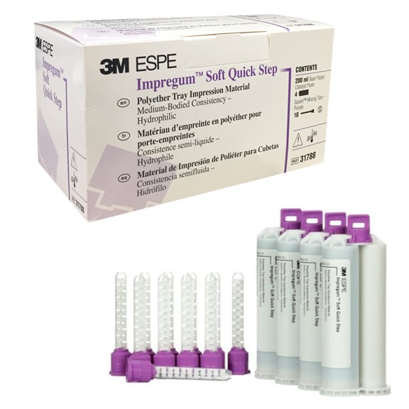 Impregum Garant Soft Quick Step Impregum Soft Quick Step Tray Refill: 4 - 50 mL Cartridges and 10