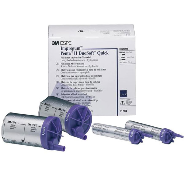 Impregum Penta H DuoSoft Quick, EXPORT PACKAGE - 2 - 300 mL Base Paste & 2 - 60 mL Catalyst. Heavy