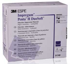 Impregum Penta H DuoSoft, EXPORT PACKAGE - 2 - 300 mL Base Paste & 2 - 60 mL Catalyst. Heavy Body