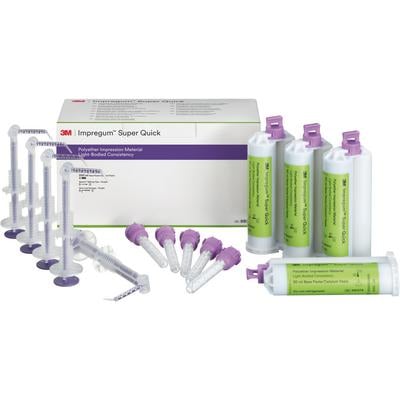 Impregum Penta Super Quick Light Body, Fast Set Polyether, Refill: 2 - 300 mL Base Paste & 2 - 60