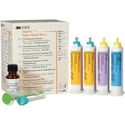 Imprint 4 Super Quick Heavy Body VPS Intro Kt: 2 x 50 ml cartridges Super Quick heavy body, 1 x 50