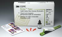 Ketac Nano Trial Kit - Light-Curing Glass Ionomer Restorative. Kit Contains: 1 - 12 Gram Clicker