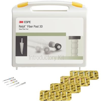3M RelyX Fiber Post 3D Intro Kit. Includes 20 posts