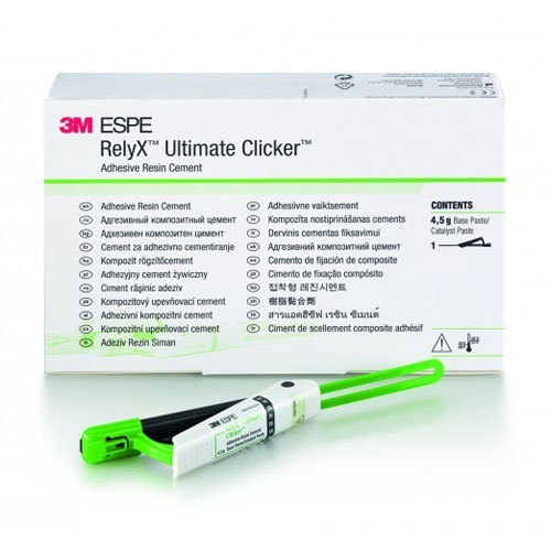 3M RelyX Ultimate Clicker EXPORT PACKAGE- Translucent, 4.5 Gm. Clicker Dispenser. Adhesive Resin