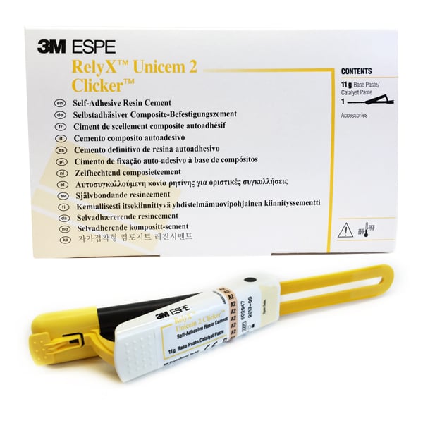 3M RelyX Unicem 2 Clicker Refill - Translucent. Self-Adhesive Universal Resin Cement