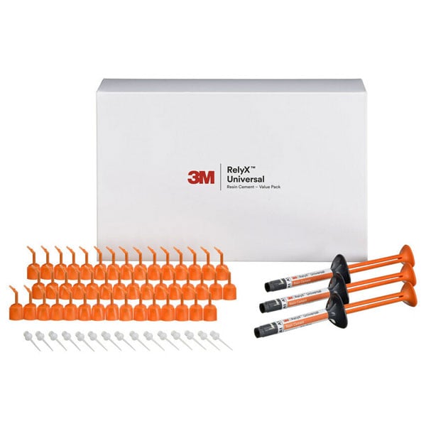 3M RelyX Universal Resin Cement Value Pack - Shade A1. Dual-cure Resin Cement for all adhesive