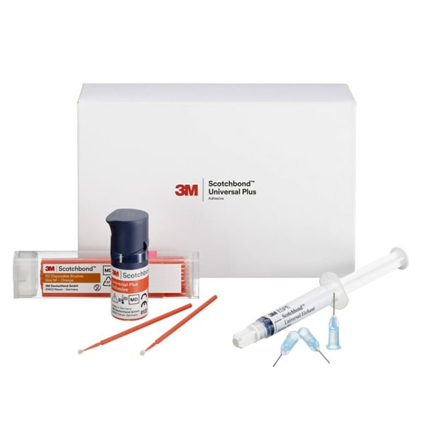 3M Scotchbond Universal Plus Adhesive Vial Intro Kit. Includes 5ml Universal Plus Adhesive vial