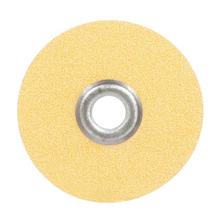 Sof-Lex XT Extra Thin F&P Discs - Fine 1/2", Pop-On, Polyester Film, Light Orange, Package of 85