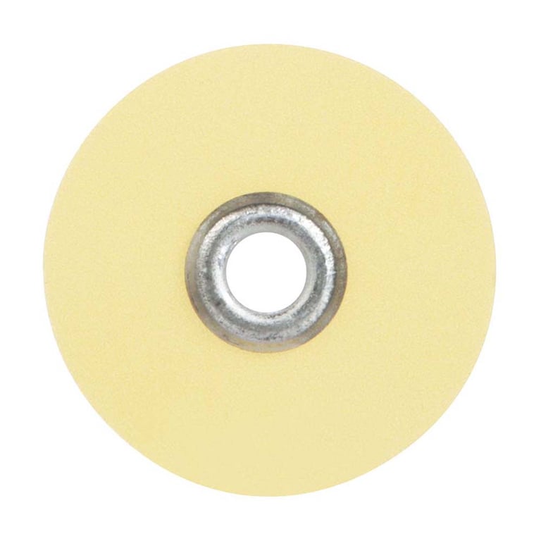 Sof-Lex XT Extra Thin F&P Discs - Superfine 1/2", Pop-On, Polyester Film, Yellow, Package of 85