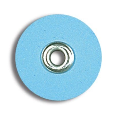 Sof-Lex F&P Discs - Superfine 1/2", Pop-On, Urethane Coated Paper, Light Blue. Package of 85