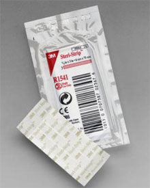 Steri-Strip Adhesive Skin Closures (Reinforced), 1/2" x 4" (12mm x 100mm), 6 Strips in Envelope