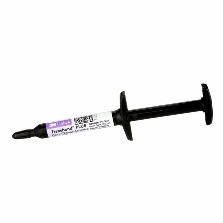 Transbond Plus Light-Cure Color Change Adhesive, 4g Syringe, 1/Pk. Offers reliable bond strength