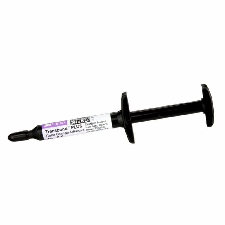 Transbond Plus Color Change Light-Cure Adhesive, 4 Gm. Syringes, 2/Pk. Moisture tolerant