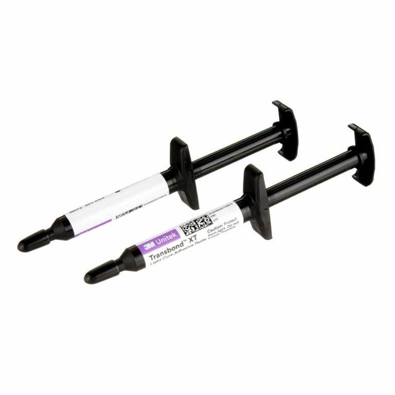 Transbond XT Light-Cure Adhesive Paste, 4g Syringe, 2/Pk. Ortho adhesive that bonds metal