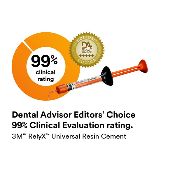 3M RelyX Universal Resin Cement Trial Kit Shade TR. Dualcure Resin