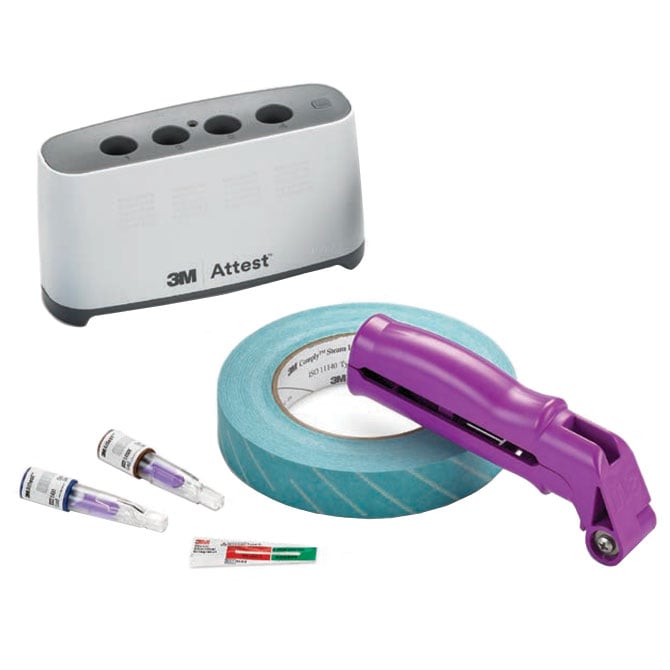 3M Attest Super Rapid Mini Auto-Reader Starter Kit. Includes: Attest 490M Mini Auto-Reader, 1492VS
