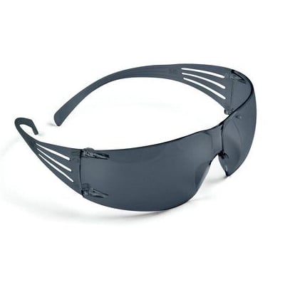 SecureFit Protective Eyewear With Gray Polycarbonate Lens, 20/Case. Anti-Fog lenses, anti-scratch