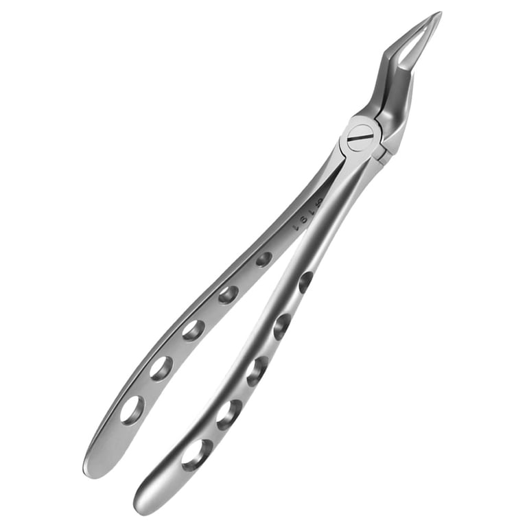 A. Titan Instruments X-TRAC Stainless Steel Forceps, Upper Root, 1/Pk. Features cupped beaks