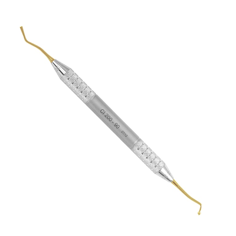 A. Titan Instruments #21B Stainless Steel Burnisher Instrument, Titanium Nitride Tips, 1/Pk
