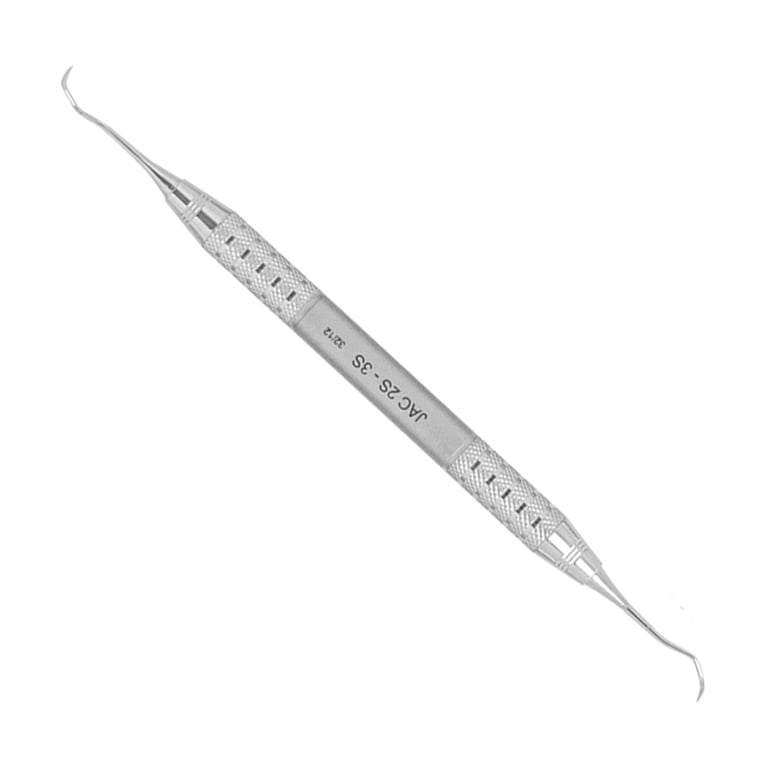A. Titan Instruments 2S/3S Posterior Mini Jacquette Scaler with D-Lite Stainless Steel Handle