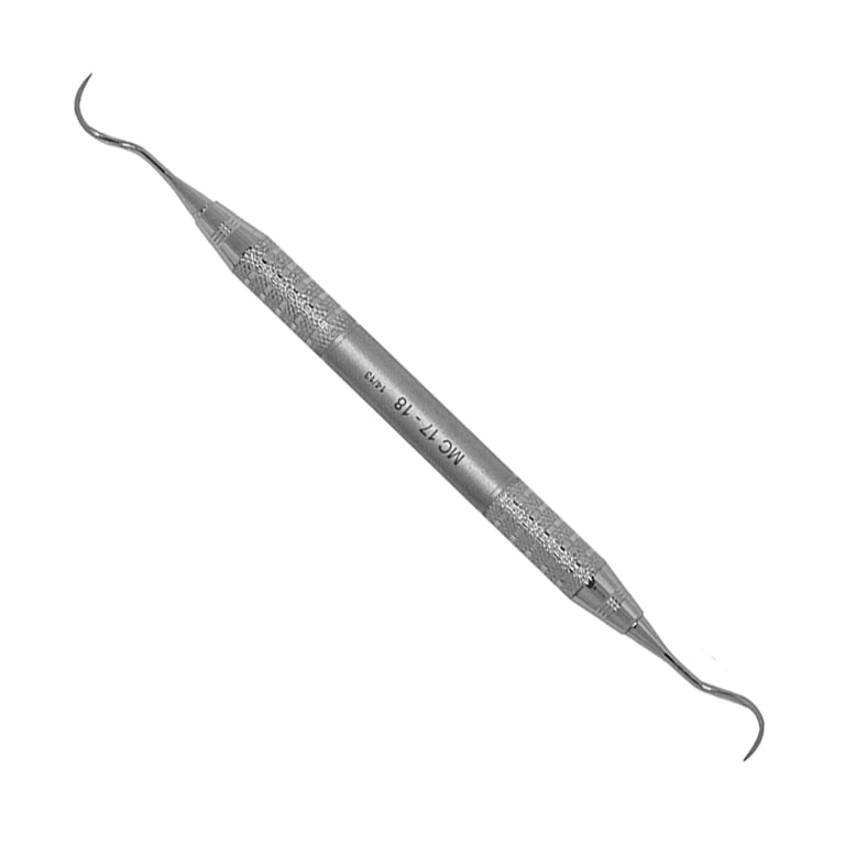 A. Titan Instruments McCall 17/18 Curette with Stainless Steel Handle, 1/Pk. Designed with Broad
