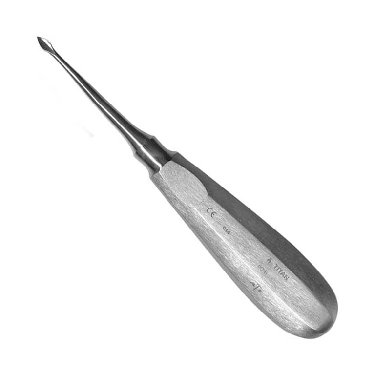 A. Titan Instruments #60B Stainless Steel Bone Preservation Elevator, Angled, 1/Pk. Features