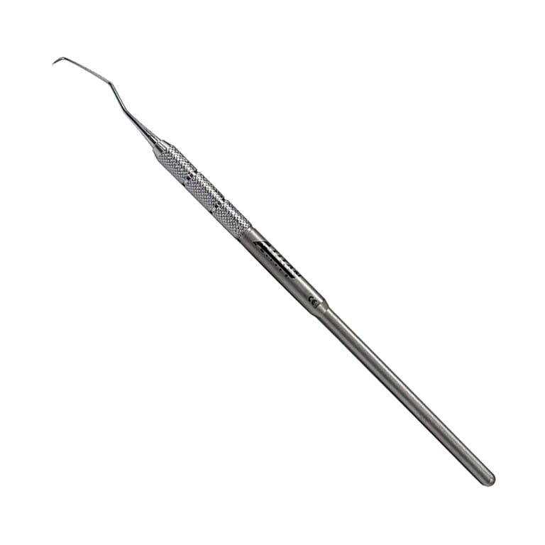 A. Titan Instruments #17 Single Ended Explorer, 1/Pk. Designed with anterior interproximal decay