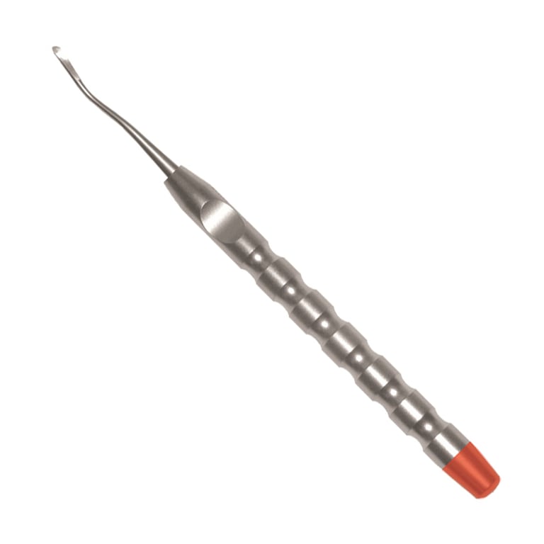 A. Titan Instruments #40 Stainless Steel X-Otome Distal, Small, 1/Pk. Designed to work on anterior