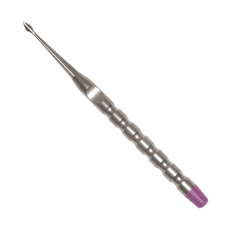 A. Titan Instruments #77 Stainless Steel X-Otome Straight with Beveled Spade Tip, 1/Pk. Ideal