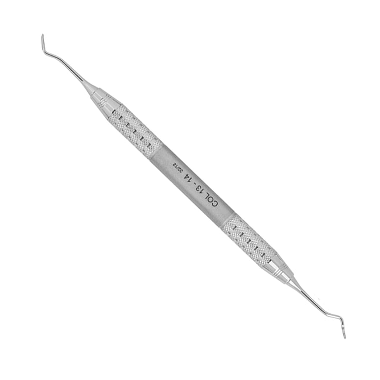 A. Titan Instruments Columbia 13/14 DE Implant Curette, Athena Titanium Tips with D-Lite Stainless