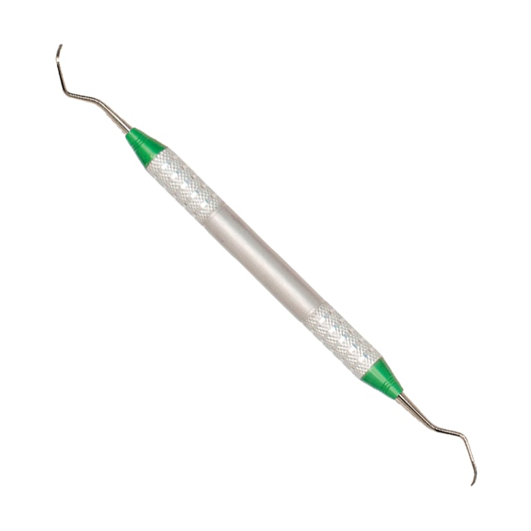 A. Titan Instruments Columbia 4R/4L Implant Curette, Athena Titanium Tips with D-Lite Stainless