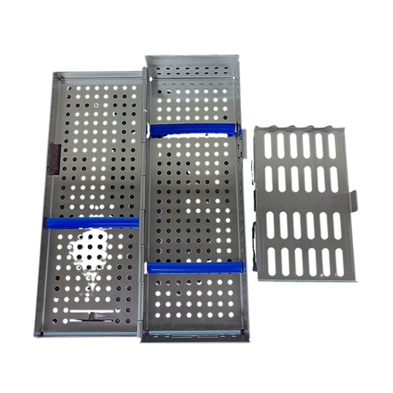A. Titan Instruments Stainless Steel Double Decker Cassette-10, 2 Stack, 1/Pk