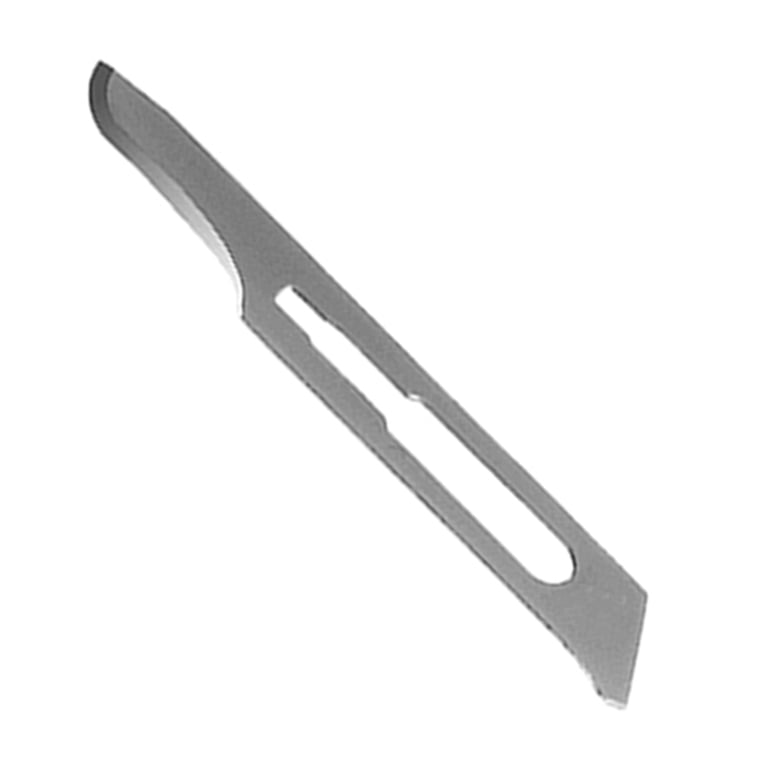 A. Titan Instruments #15 Stainless Steel Scalpel Blade, Sterile, 100/Pk. Designed for cutting