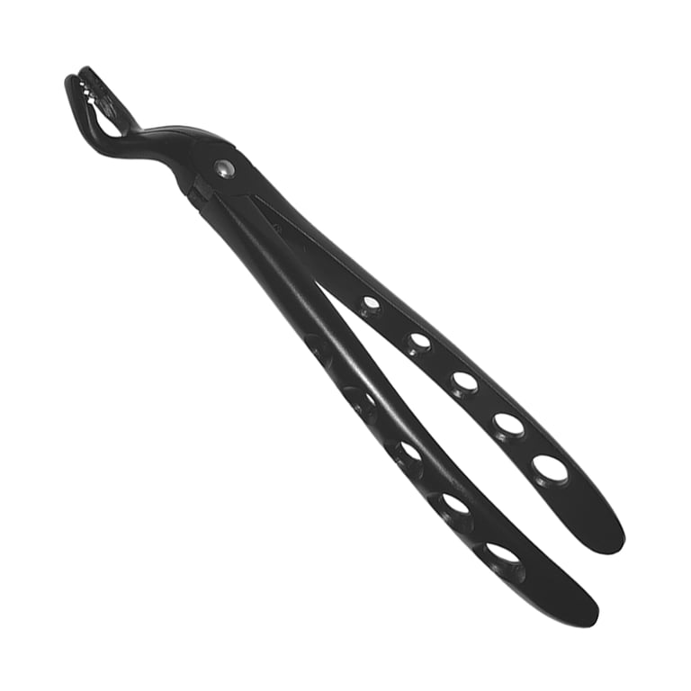 A. Titan Instruments Banditt Xtra Grip Extraction Forceps, Upper Molar, 1/Pk. Features beveled