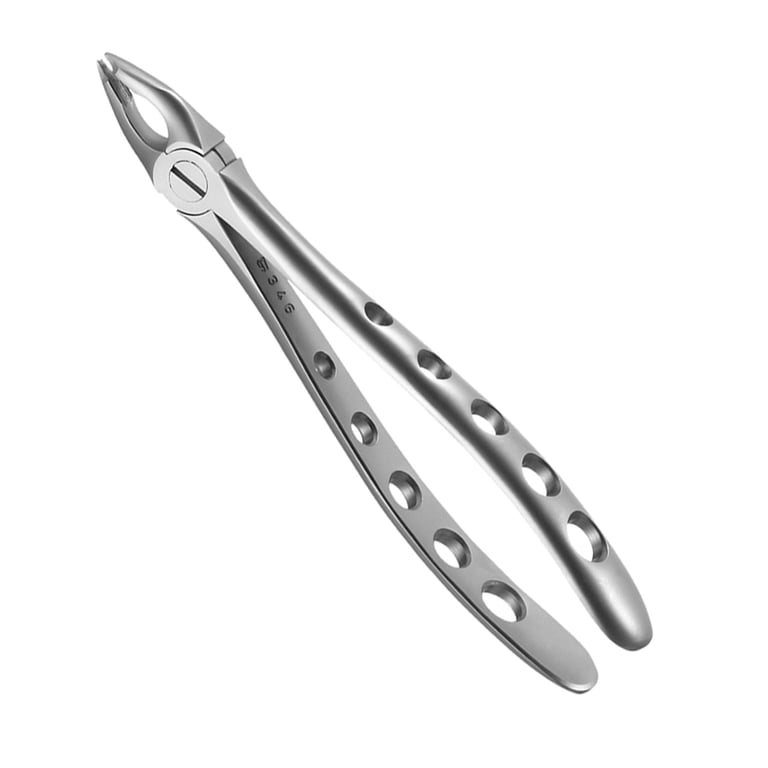 A. Titan Instruments X-TRAC Stainless Steel Forceps, Notched Beaks, Upper Anterior, 1/Pk. Features