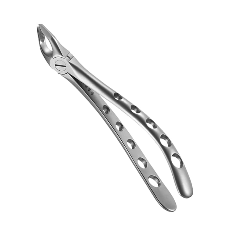A. Titan Instruments X-TRAC Stainless Steel Forceps, Upper Universal, 1/Pk. Features beveled beak