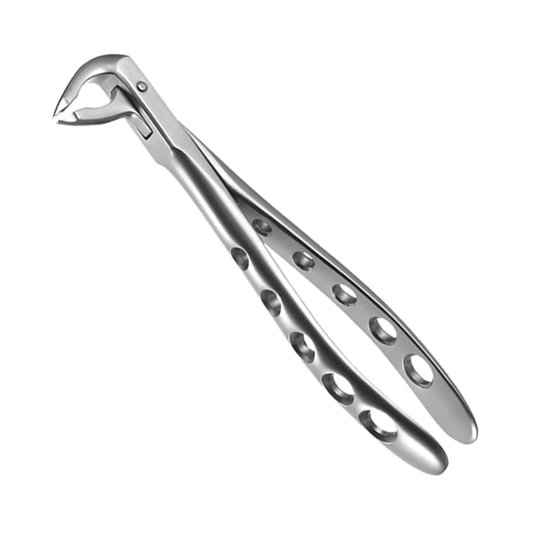 A. Titan Instruments X-TRAC Stainless Steel Forceps, Notched Beaks, Lower Anterior, 1/Pk. Features