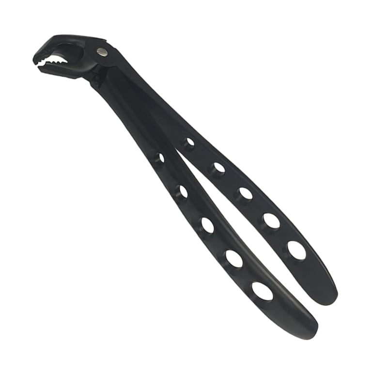 A. Titan Instruments Banditt Xtra Grip Forceps, Ash Pattern, Lower Molar, Serrated, 1/Pk. Features