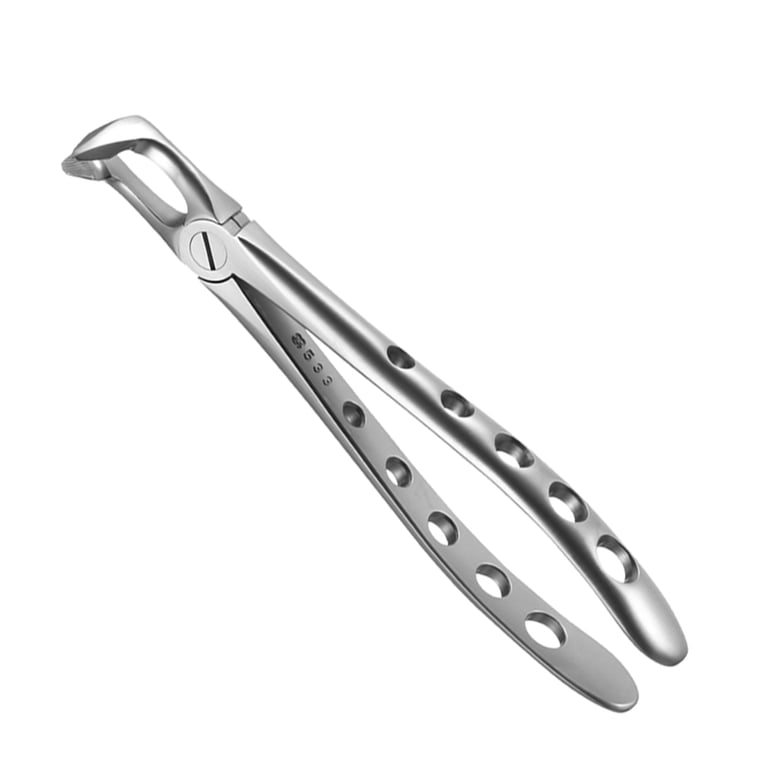 A. Titan Instruments X-TRAC Stainless Steel Narrow Forceps, Lower Universal, 1/Pk. Features narrow