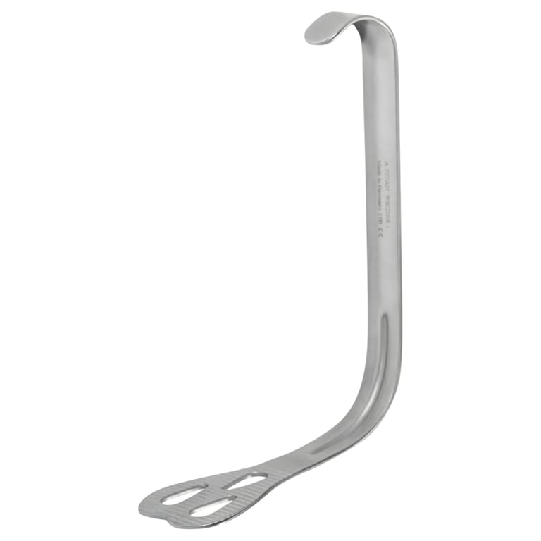 A. Titan 3" Stainless Steel Small Weider Tongue and Cheek Retractor, 1/Pk. Displaces