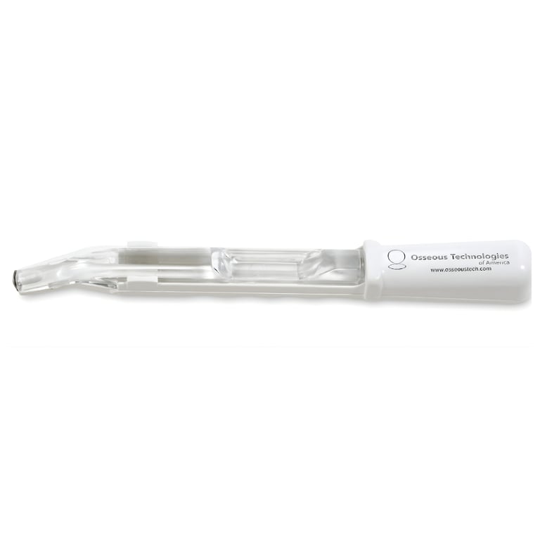 A. Titan Stainless Steel Curved Disposable Bone Scraper, 360 Blade, 1/Pk. Harvests autologous