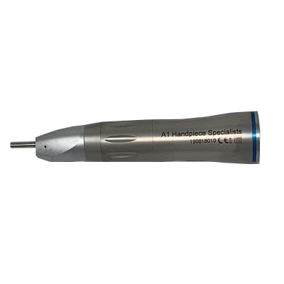 A1 Handpiece Specialists Midwest Type Electric 1:1 F/O Straight Handpiece Midwest Type. 1 year