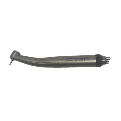 A1 Handpiece Specialists 5 Hole Fiber Optic High Speed Push Button Handpiece, 1/Pk. Turbine