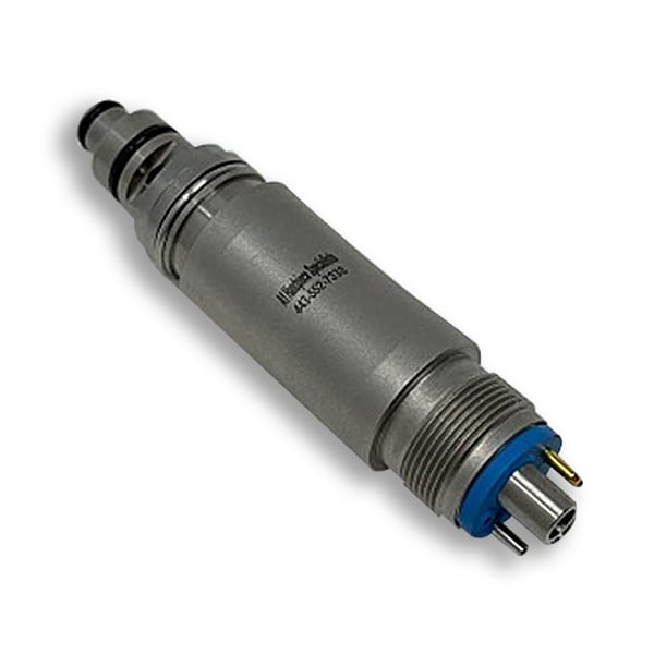 A1 Handpiece Specialists Star Type HiFlo 6 Pin Fiber Optic Swivel. Use with non-Star Dental lamp