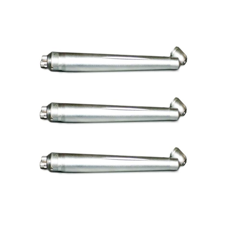 A1 Handpiece Specialists Surgical 45 Degree Handpiece, Push Button 4-Hole, 3/Pk. 2-year warranty