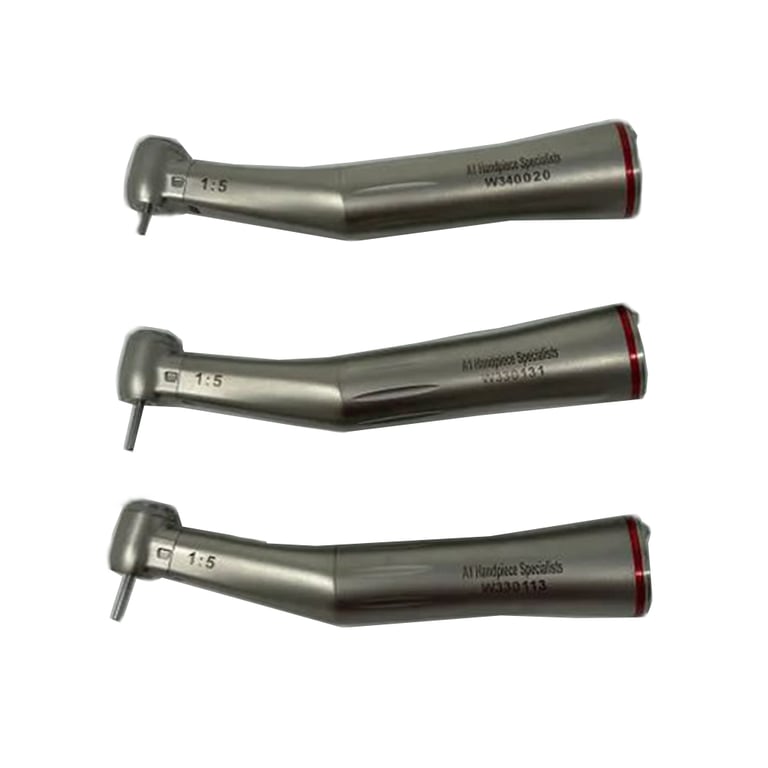 A1 Handpiece Specialists Universal 1:5 FG Fiber Optic Electric Handpiece, 3/Pk. Friction grip