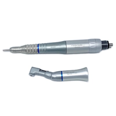 A1 Handpiece Specialists Low speed E type clinical handpiece, 4-hole. Includes: Motor, Straight